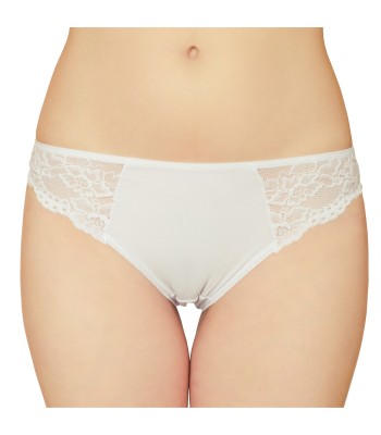 Floral Lace Knickers Briefs White 3213